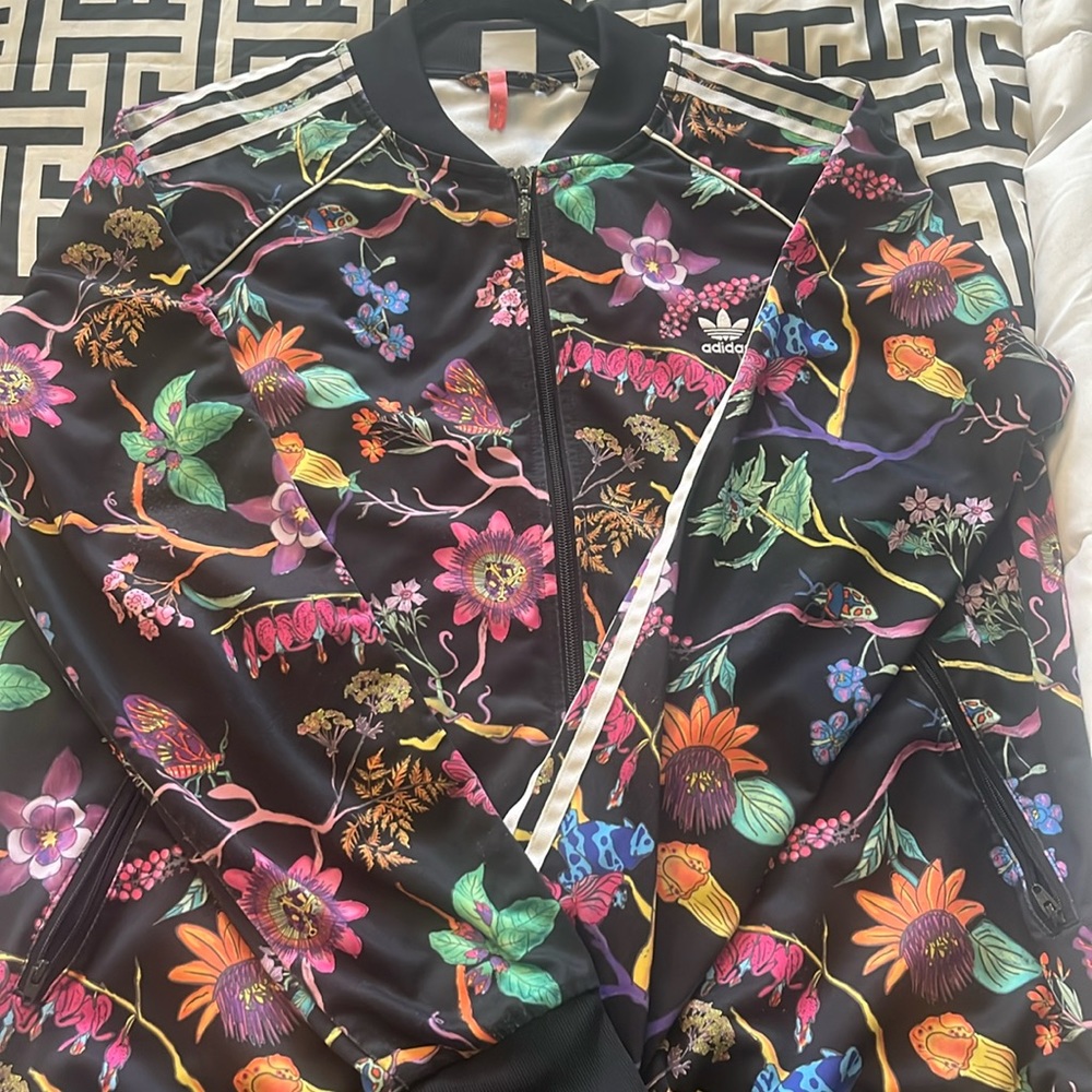 Adidas Flora Track Jacket Size XL